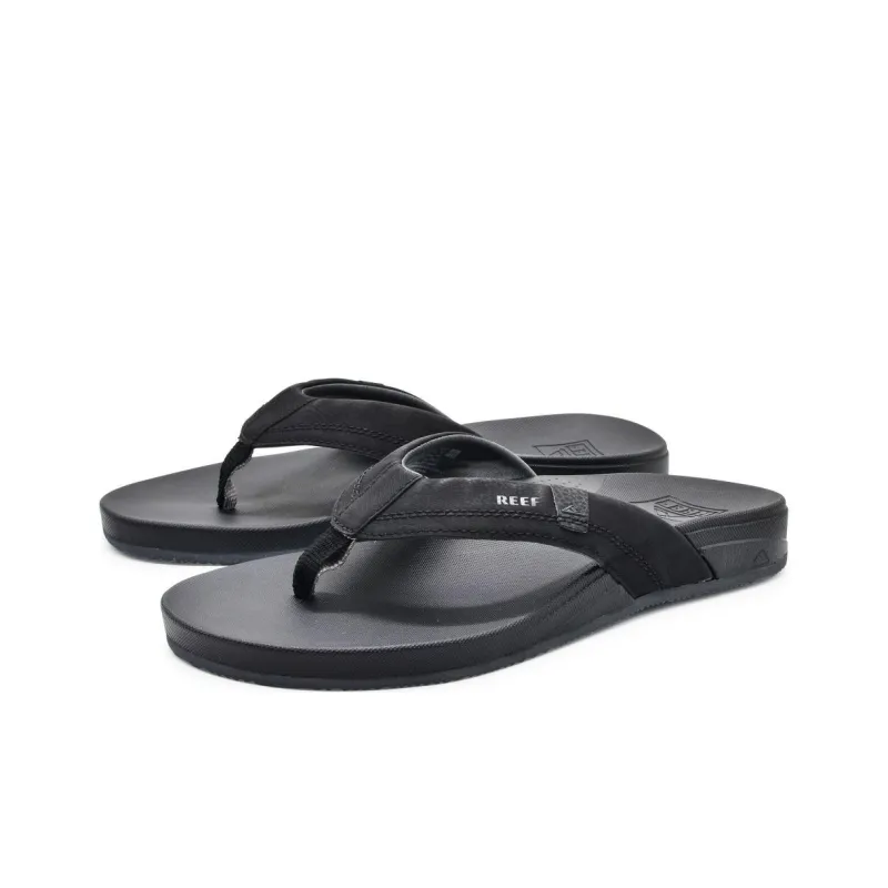 REEF Abrasion Resistant Slip Resistant Flip Flops Unisex Black-2