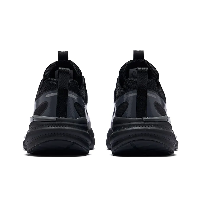 Erke Vertical And Horizontal 1.0 Cushioning Rebound Low Top Running Shoes Men's Jet Black Carbon Gray-3