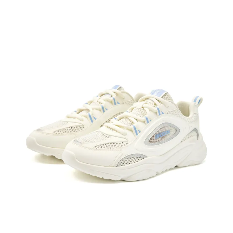 QIAODAN Anti Slip And Wear Resistant Quick Dry Low Top Casual Shoes Men's White Blue-2