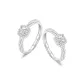 Sterling Silver Bestie Couple Rings