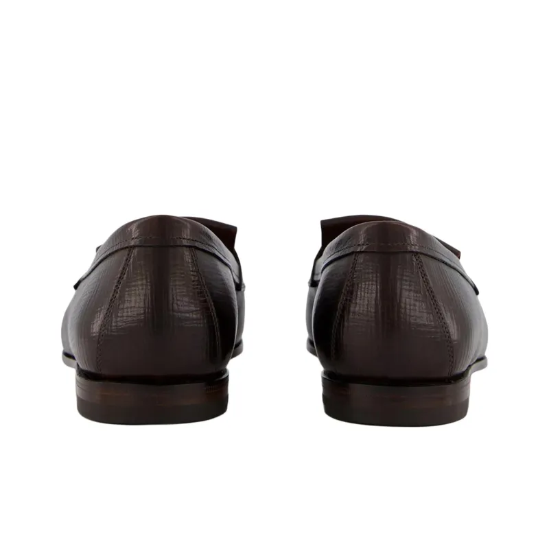 Santoni Tassel Detail Slip On Loafers-5