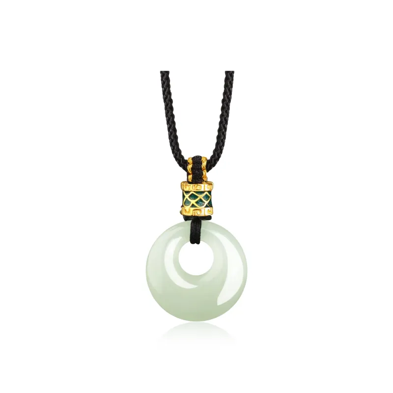 Di Su Xing Hetian Jade Pendants White Jade Women's-1