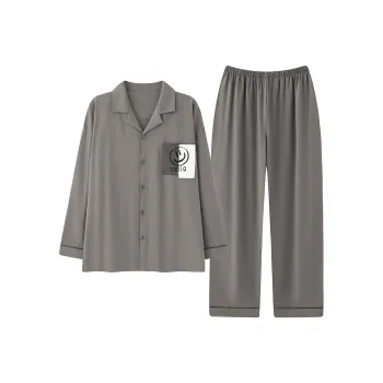 Chun Xi Pajama Set Men's Smoke Gray