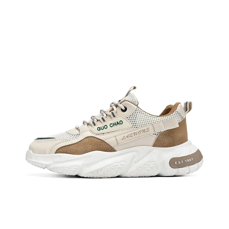 JKEM Cushioned Slip Resistant Abrasion Resistant Low Top Chunky Sneakers Men's-10