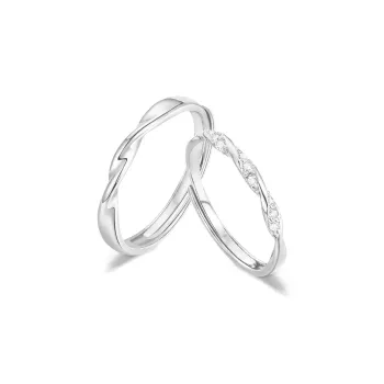 FORCHI Sterling Silver 999 Rings Unisex