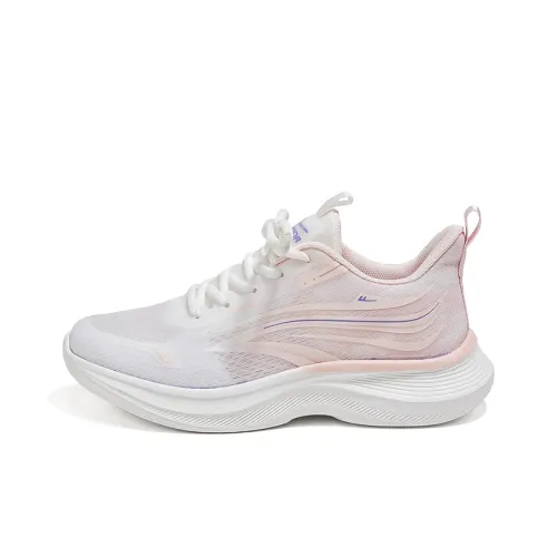 Warrior Slip Resistant And Abrasion Resistant Coverage Low Top Casual Running Shoes Women's White Pink