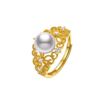 ME LUXE Pearl Rings Women's