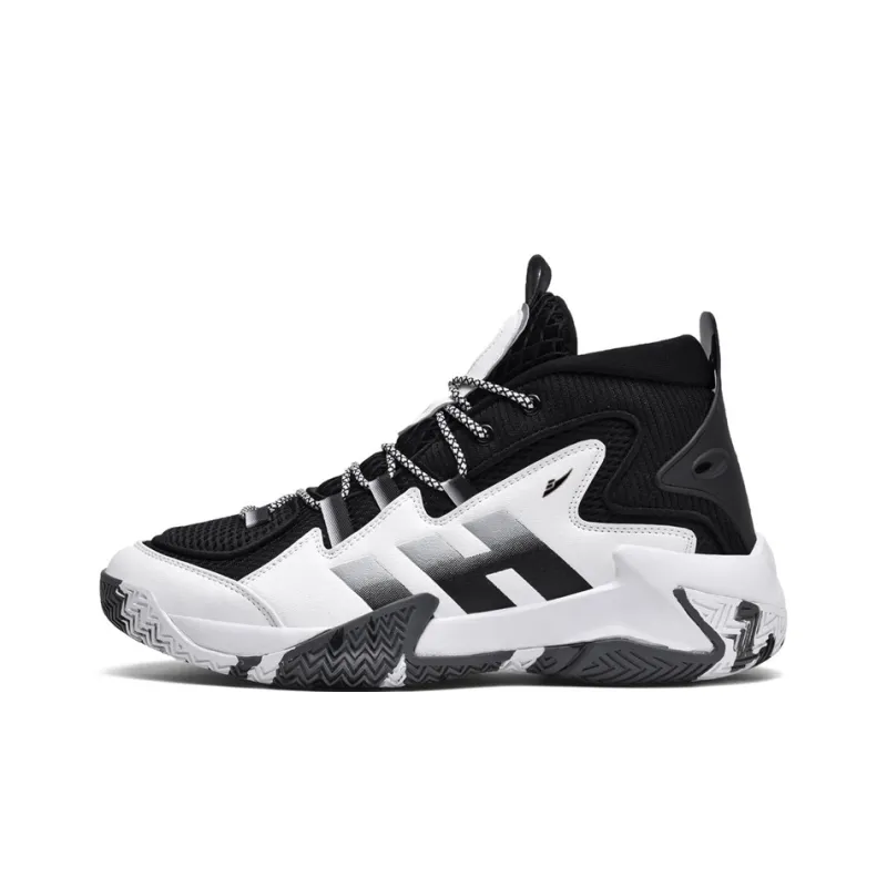 Kuding Cushioned Slip Resistant Abrasion Resistant Breathable High Top Basketball Shoes Men's-8