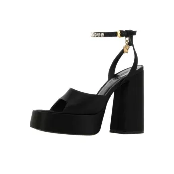 FANSIZHE Medusa Aevitas One Strap Sandals 12.5cm Women's Black