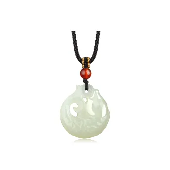 Di Su Xing Pendants White Jade Women's