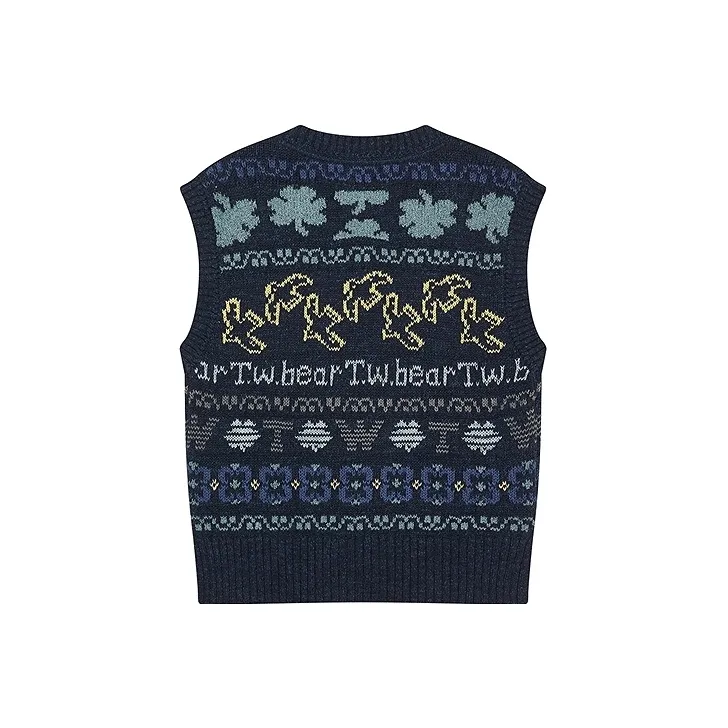 Teenie Weenie Sweater Women's Navy Blue-1