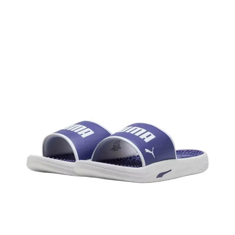 PUMA Softride Slip Resistant Massage Slide Slippers Men's Blue-2