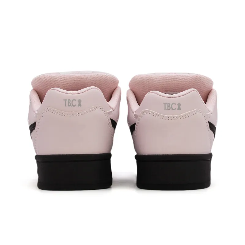 Teddy Bear Collection Coverage Anti Slip And Wear Resistant Lightweight Low Top Skateboard Shoes Women's Black Pink-4
