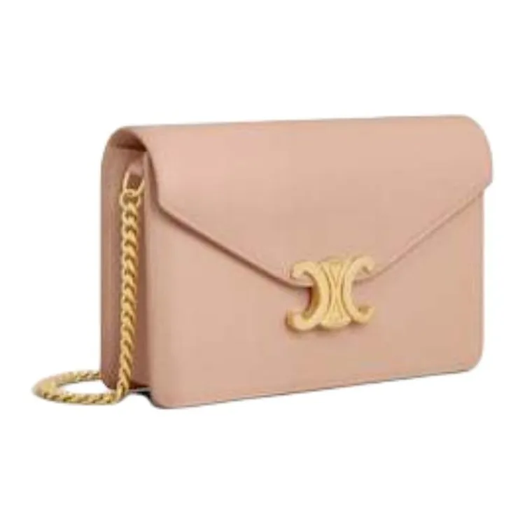 CELINE Margo Calfskin Shoulder Bag Women's Pink-1