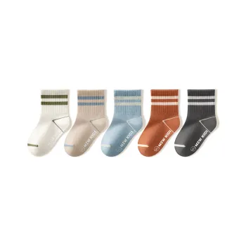 B&C.Room 2023FW Mid Calf Socks Kids' 5 Pack