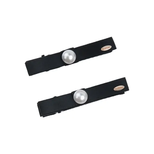 BABYBEI One Word Elegance Elegant Minimalist Style Versatile Black Beige Hair Clips Women's
