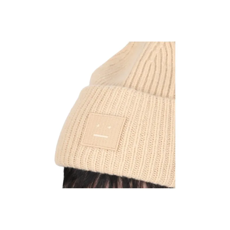 Acne Studios Logo Patch Knitted Beanie-4