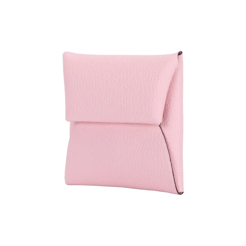 HERMES Bastia Chevre Mysore Goatskin Coin Purse Regular Women's Love Pink-1