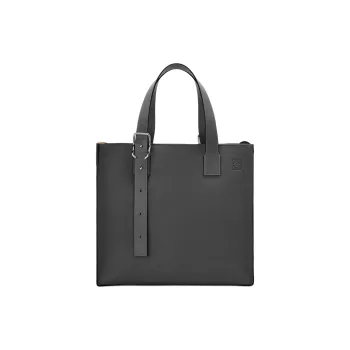 LOEWE Soft Grain Calfskin Tote Bag, Shopping Bag, Shoulder Bag, Handbag Men's Black