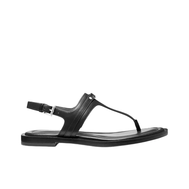 MICHAEL KORS Mandy One Strap Sandals Women's Black-1