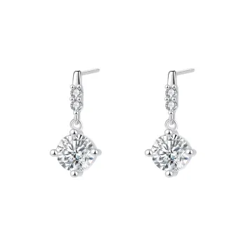 GIFT&CO S999 Fine Silver Earrings Women's