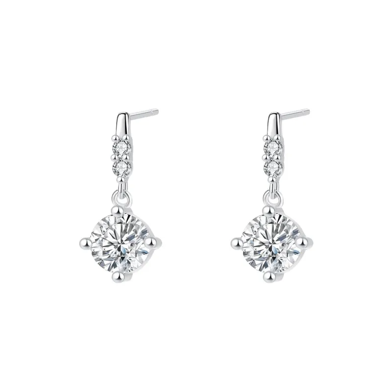 GIFT&CO S999 Fine Silver Earrings Women's-0
