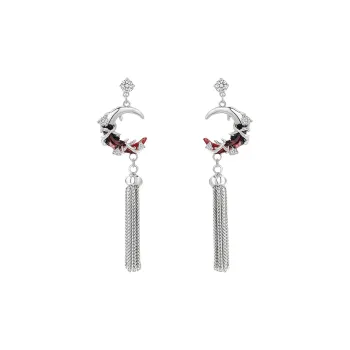 KING OF BLING Alloy, Zircon, Resin Earrings Women's