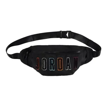 Jordan Polyester Crossbody Bag Sling Bag Fanny Pack Small Size Unisex Black