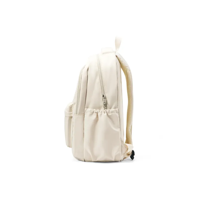 KEYSTREET Fabric Backpack Unisex Ecru/Classic Black/Haze Blue/Mint Green-3