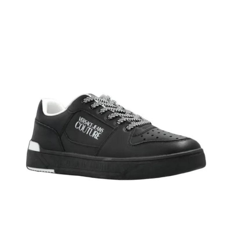 VERSACE JEANS COUTURE Low Top Skateboard Shoes Men's Black-2