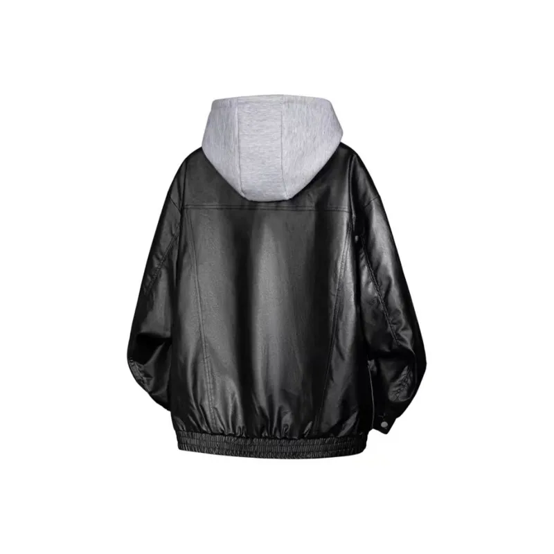 AKIN Leather Jacket Unisex Coffee-1