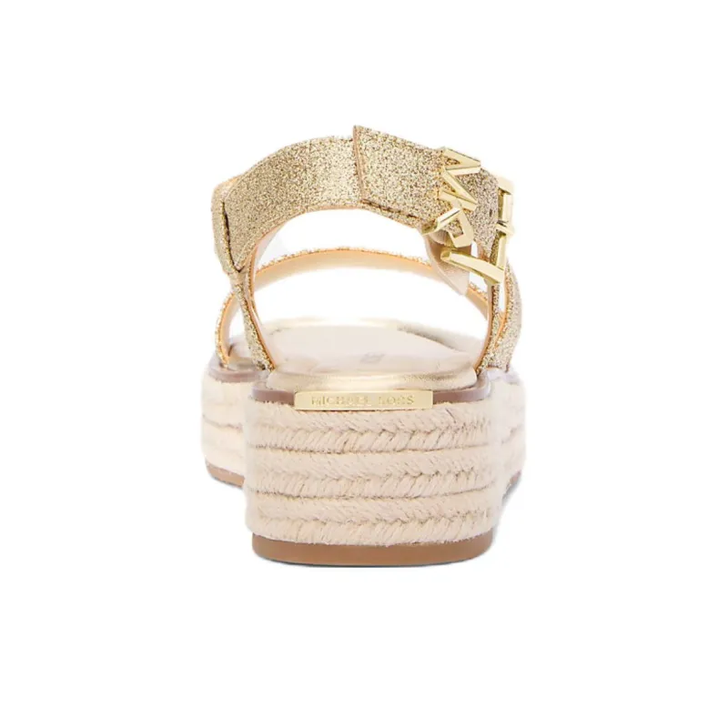 MICHAEL KORS Lynne Strap Sandals 4.4cm Women's Gold-3