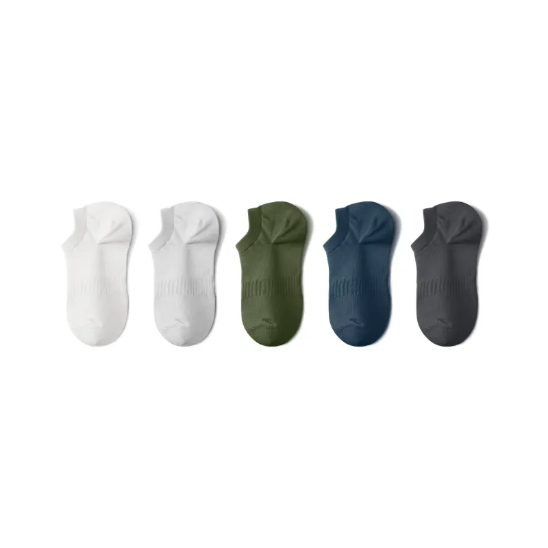 SEM/R No Show Socks Men's 5 Pack-0