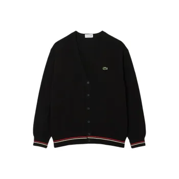 LACOSTE SS25 Knitwear Men's DVI/Black