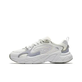 Anta Pulse Cushioned Wear Resistant Breathable Low Top Casual Shoes Men's White Gray