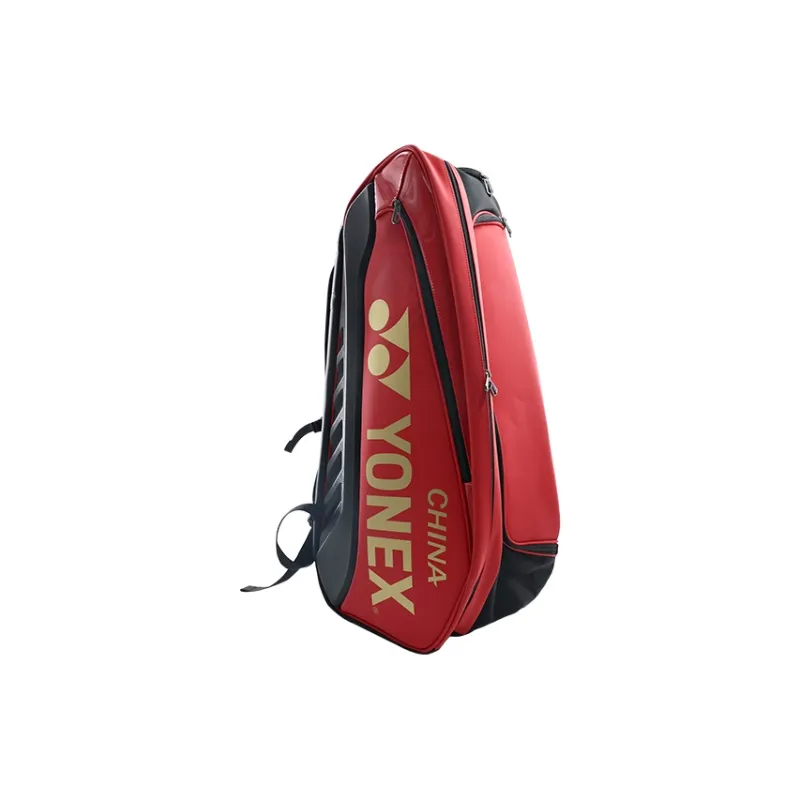 YONEX Badminton Racket Bags Fits 5 Pieces Casual Sports Backpack Black Red Unisex-1