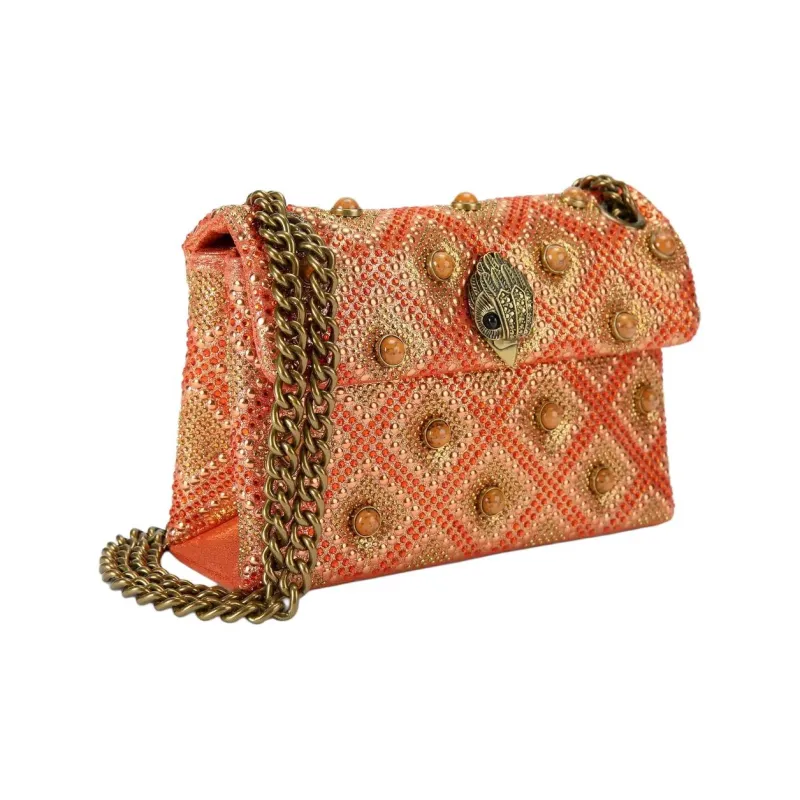 Kurt Geiger London Kensington Fabric Shoulder Bag Mini Women's Red-1
