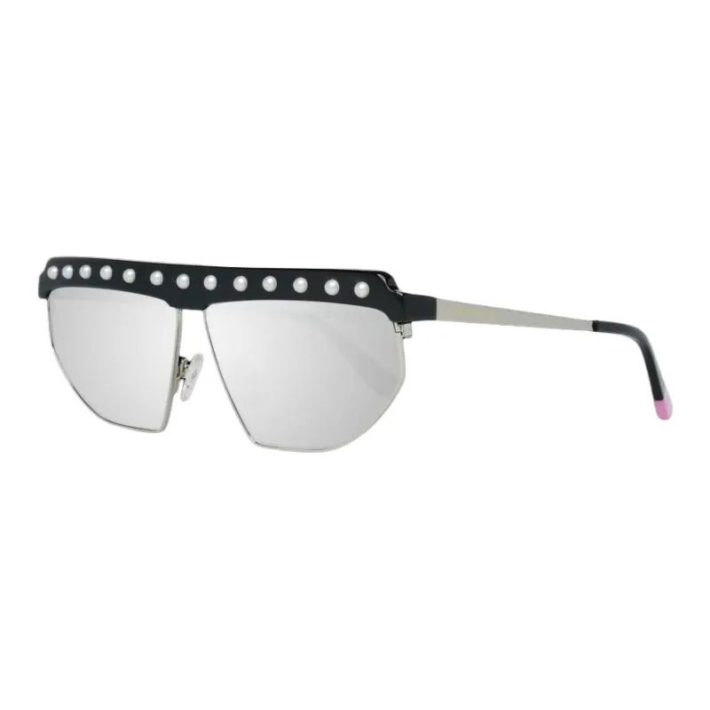 Victoria's Secret Irregular Shape Sunglasses Unisex Black-0
