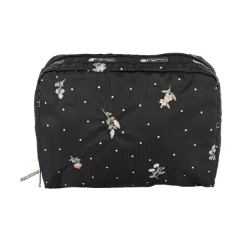 LeSportsac Nylon Makeup Bag Small Size Women's Black