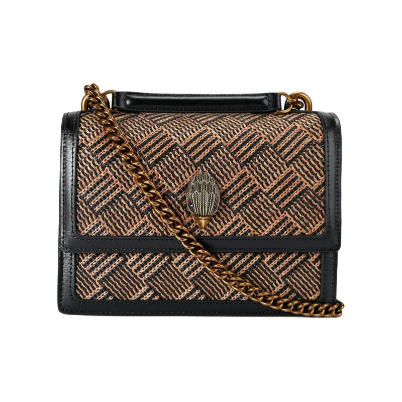 Kurt Geiger London Fabric Shoulder Bag Crossbody Bag Women's Tan-0