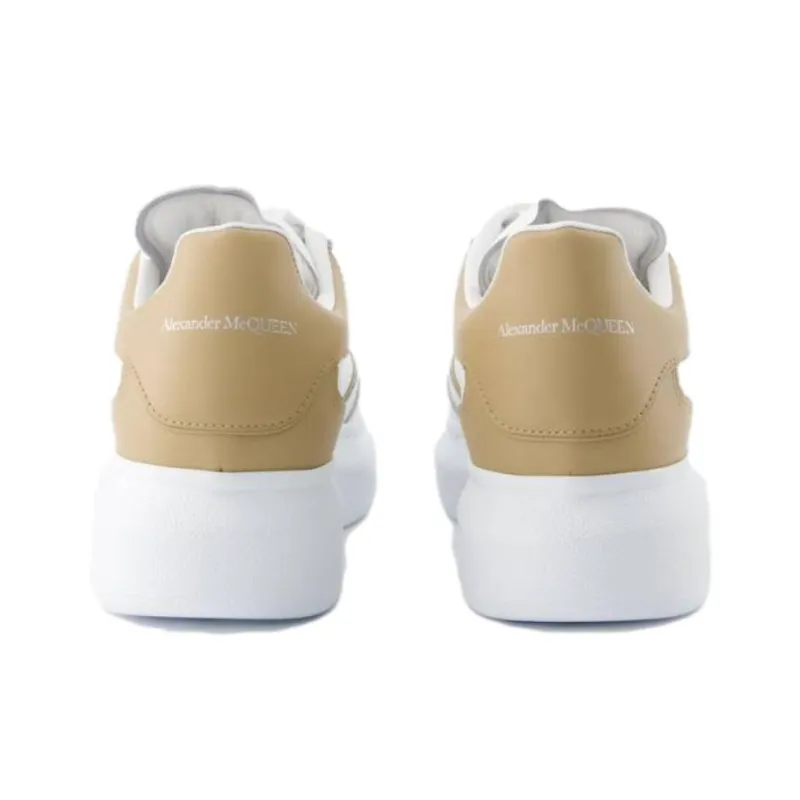 Alexander McQueen Low Top Skateboard Shoes Women's Pure White-4