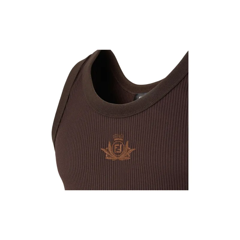 FENDI Ribbed Tank Top-3