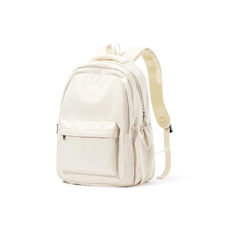 KEYSTREET Fabric Backpack Unisex Ecru/Classic Black/Haze Blue/Mint Green-0