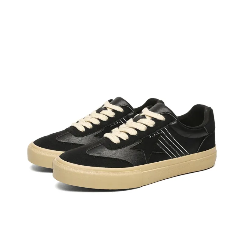 OUGLEMEN Slip Resistant Cushioning Impact Resistance Abrasion Resistant Low Top Skateboard Shoes Men's Box-8