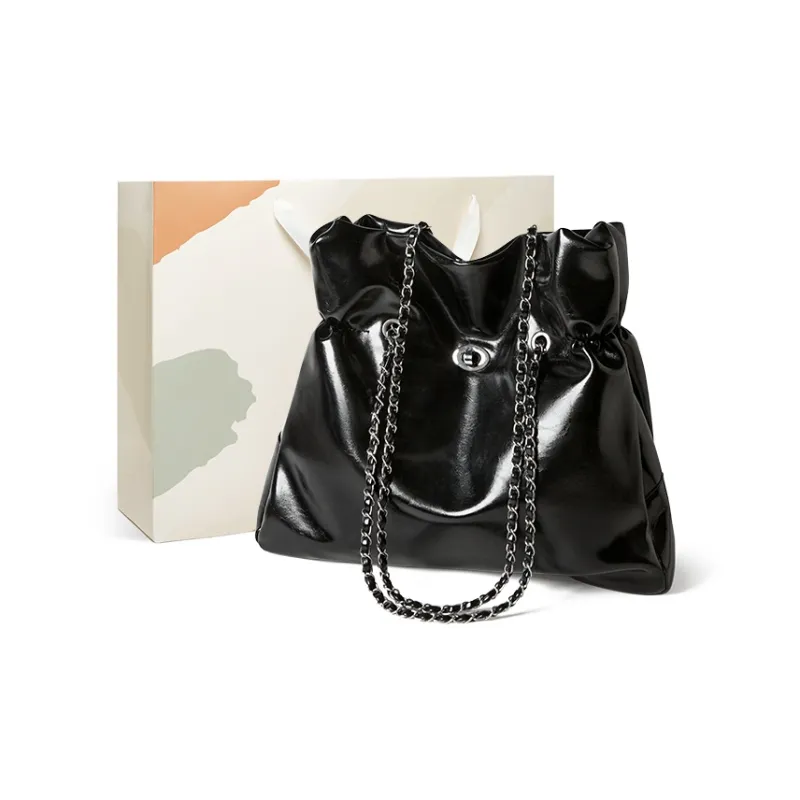 15 MINS Synthetic Leather Tote Bag Shoulder Bag Large Size Women's Multicolor-8