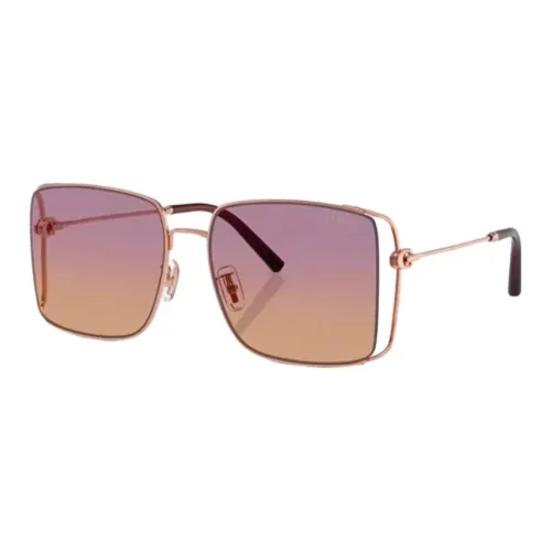 COACH Metal Square Sunglasses Women's Multicolor
