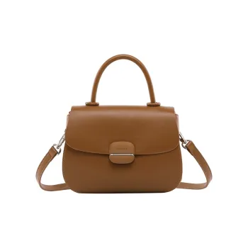 DAPHNE PU Saddle Bag Handbag Regular Women's Brown/Black