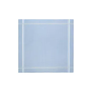 HERMES Cotton Silk Scarves Unisex Sky Blue