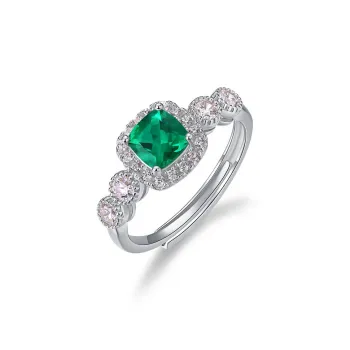 JINJI Colored Gemstone Rings Women's