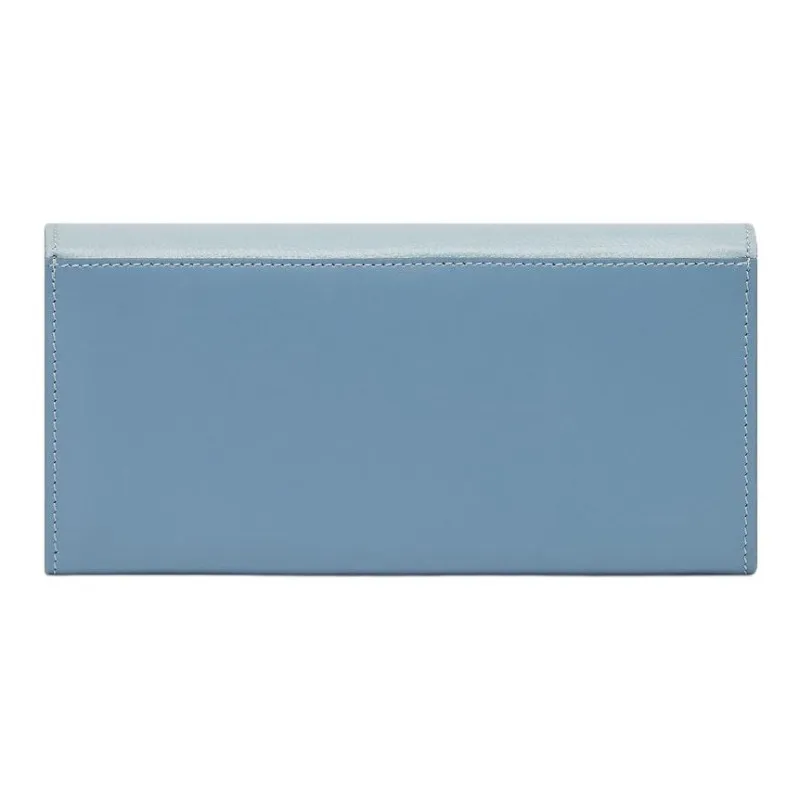 FENDI FF Diamonds Series Calfskin One Shoulder Wallet Women's Light Blue-2